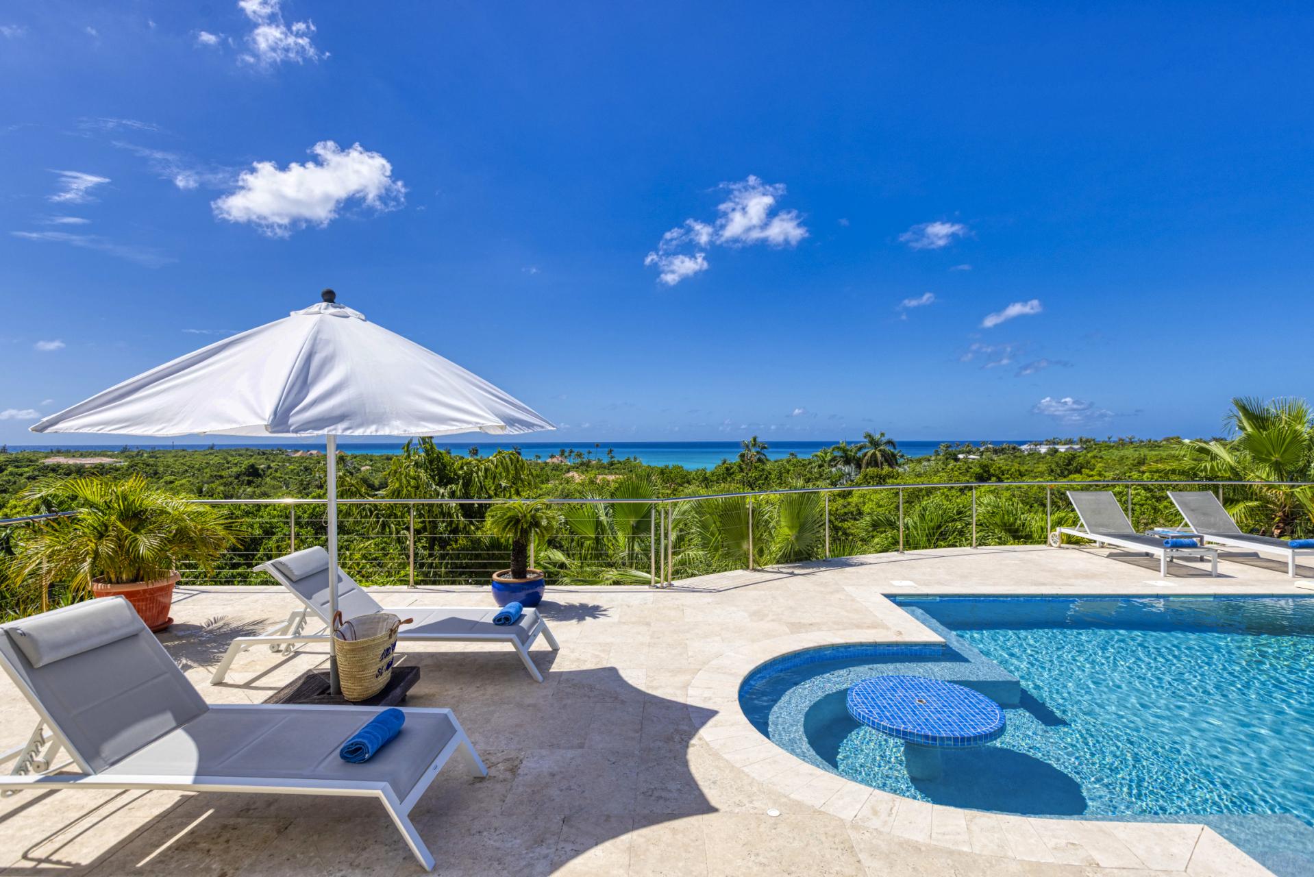 1.Location villa Oceane Terres Basses Saint Martin - Vue mer